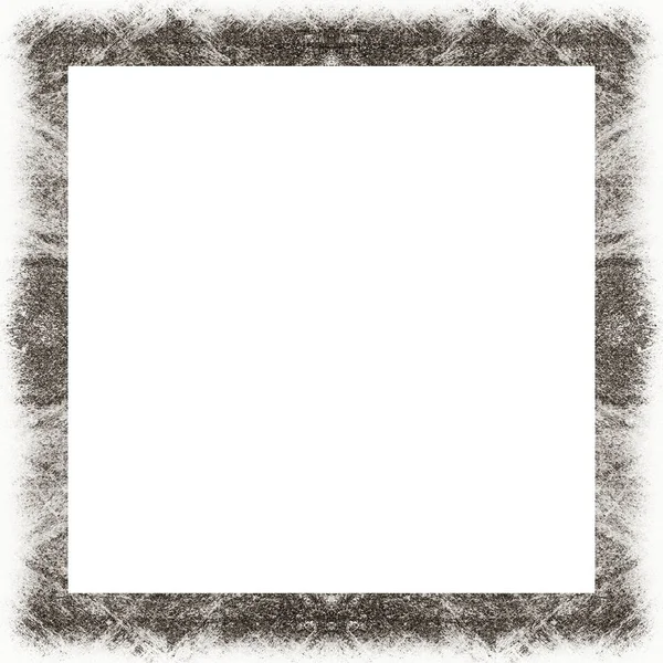 Old Color Grunge Vintage Texture Retro Pattern Square Frame Empty — Stock Photo, Image