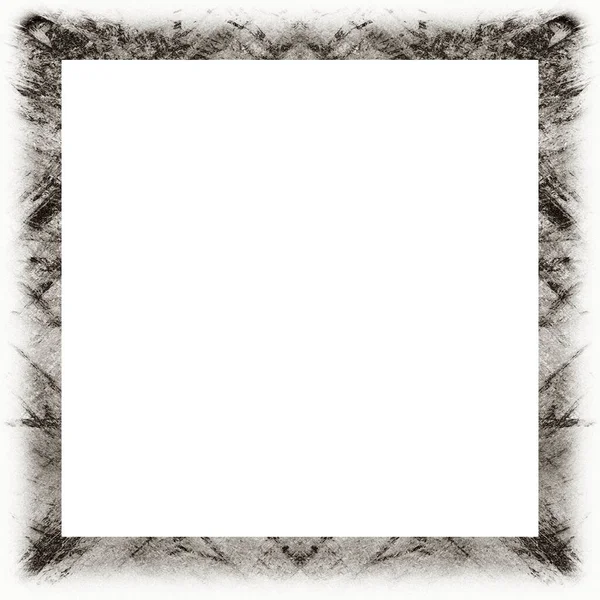 Old Color Grunge Vintage Texture Retro Pattern Square Frame Empty — Stock Photo, Image