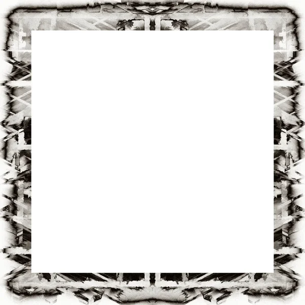 Oude Kleur Grunge Vintage Textuur Met Retro Patroon Frame Met — Stockfoto