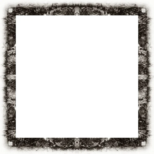 Oude Kleur Grunge Vintage Textuur Met Retro Patroon Frame Met — Stockfoto