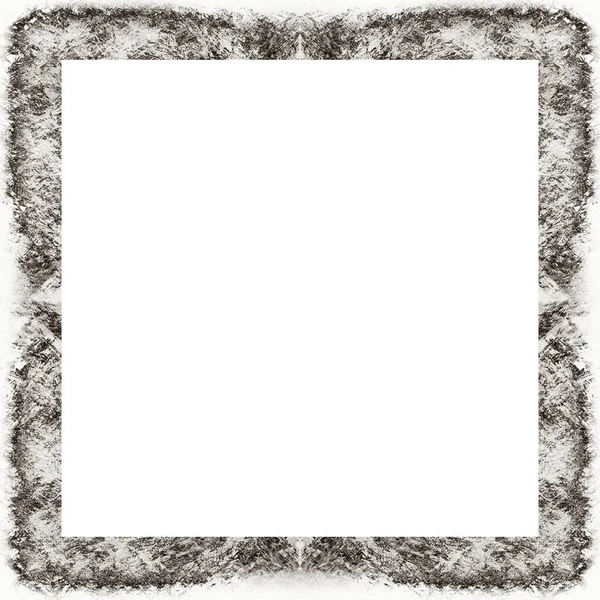 Old Color Grunge Vintage Texture Retro Pattern Square Frame Empty — Stock Photo, Image