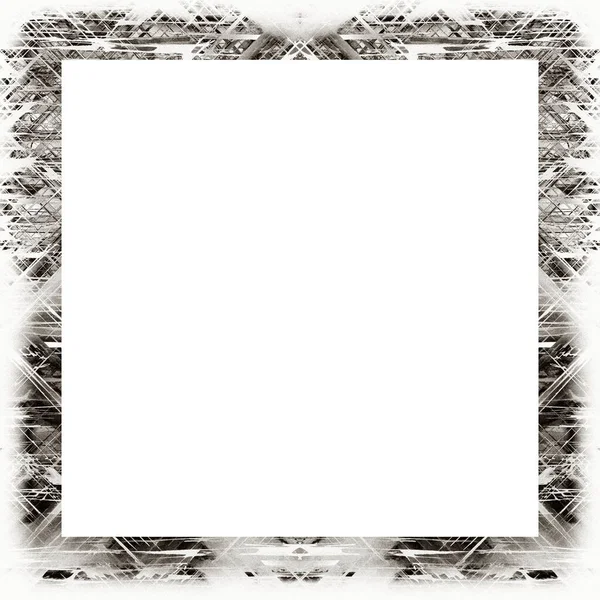 Oude Kleur Grunge Vintage Textuur Met Retro Patroon Frame Met — Stockfoto