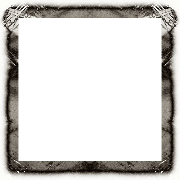 Old Color Grunge Vintage Texture Retro Pattern Square Frame Empty — Stock Photo, Image