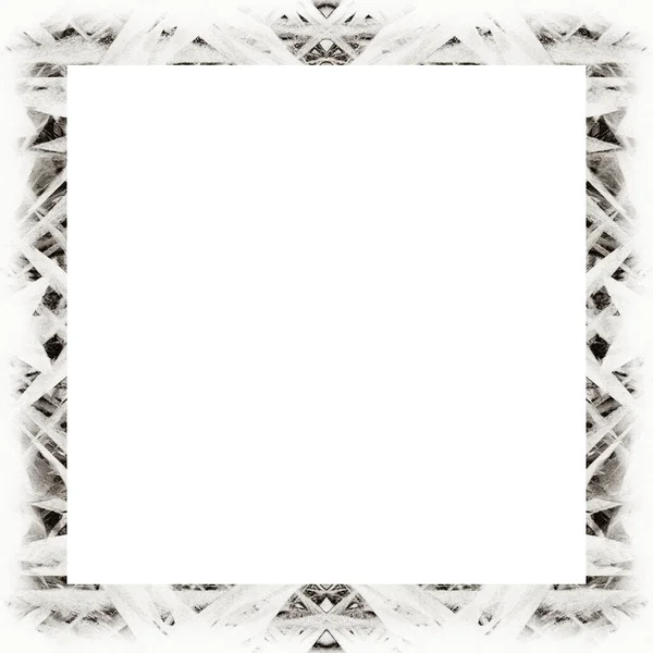 Old Color Grunge Vintage Texture Retro Pattern Square Frame Empty — Stock Photo, Image