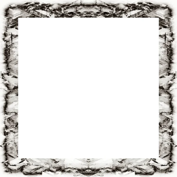 Oude Kleur Grunge Vintage Textuur Met Retro Patroon Frame Met — Stockfoto