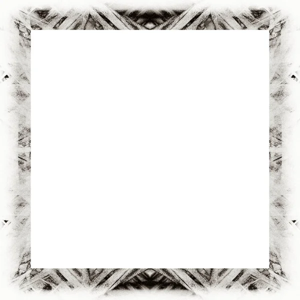 Old Color Grunge Vintage Texture Retro Pattern Square Frame Empty — Stock Photo, Image