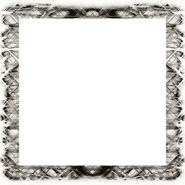 Oude Kleur Grunge Vintage Textuur Met Retro Patroon Frame Met — Stockfoto