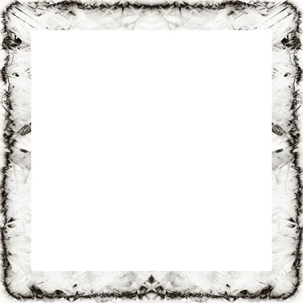 Oude Kleur Grunge Vintage Textuur Met Retro Patroon Vierkant Frame — Stockfoto