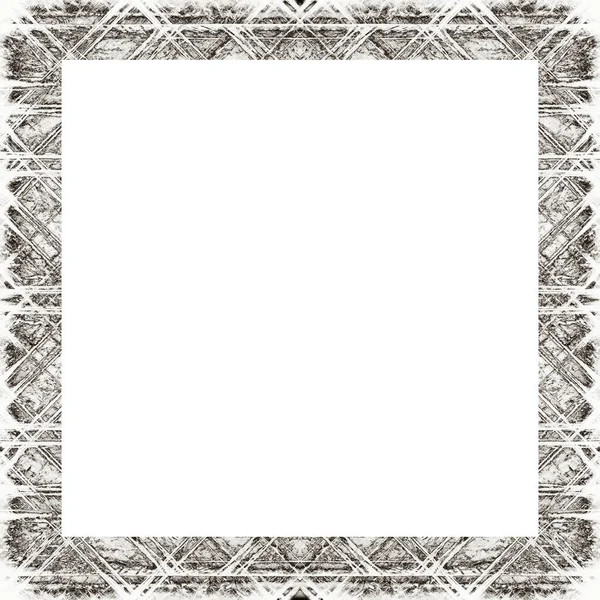 Oude Kleur Grunge Vintage Textuur Met Retro Patroon Vierkant Frame — Stockfoto