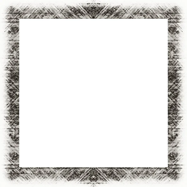 Oude Kleur Grunge Vintage Textuur Met Retro Patroon Vierkant Frame — Stockfoto