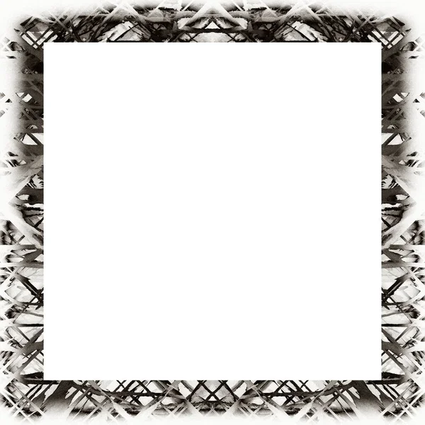 Oude Kleur Grunge Vintage Textuur Met Retro Patroon Frame Met — Stockfoto