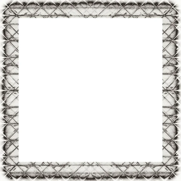 Old Color Grunge Vintage Texture Retro Pattern Square Frame Empty — Stock Photo, Image