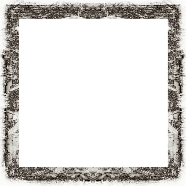 Oude Kleur Grunge Vintage Textuur Met Retro Patroon Frame Met — Stockfoto