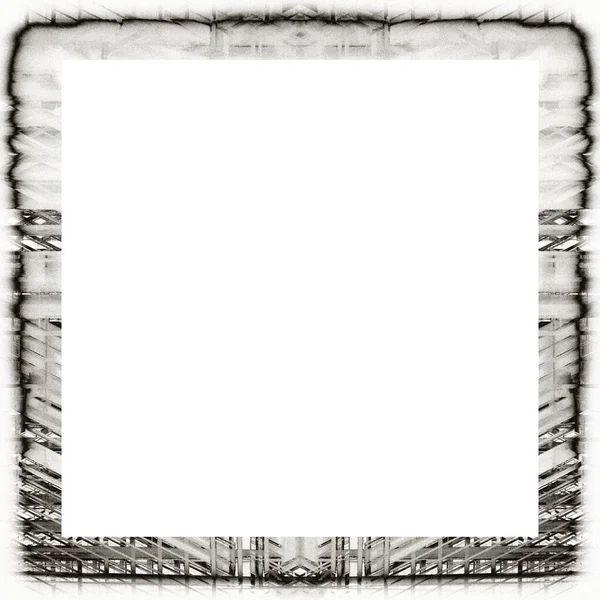 Oude Kleur Grunge Vintage Textuur Met Retro Patroon Frame Met — Stockfoto