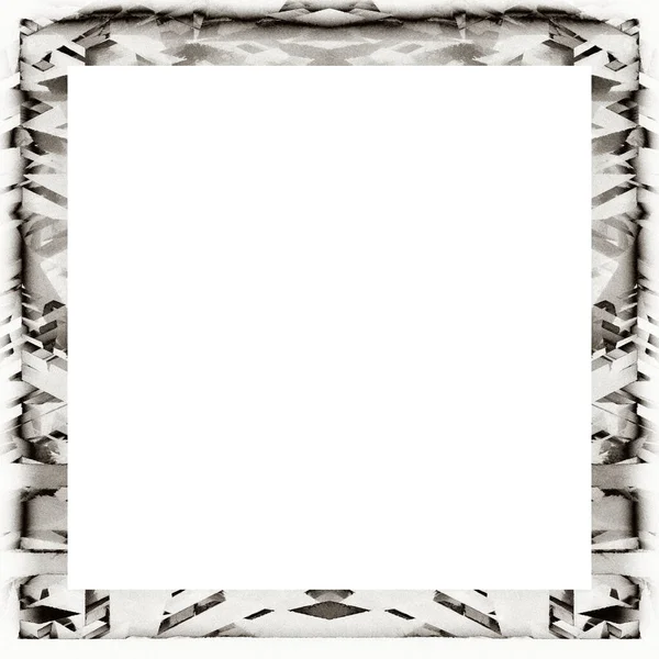 Old Color Grunge Vintage Texture Retro Pattern Square Frame Empty — Stock Photo, Image