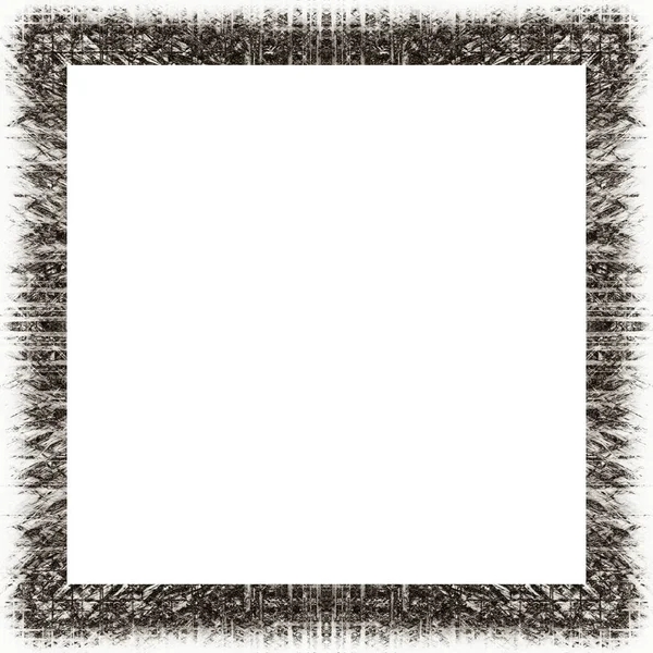 Oude Kleur Grunge Vintage Textuur Met Retro Patroon Vierkant Frame — Stockfoto