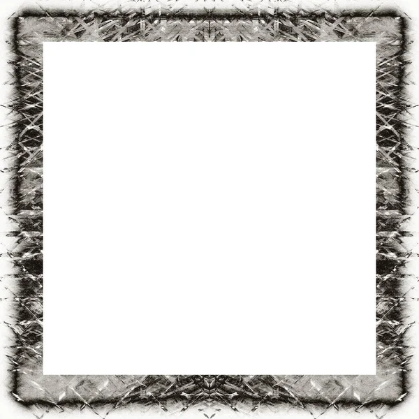 Old Color Grunge Vintage Texture Retro Pattern Square Frame Empty — Stock Photo, Image