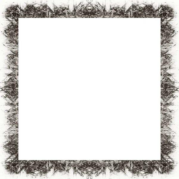 Old Color Grunge Vintage Texture Retro Pattern Square Frame Empty — Stock Photo, Image