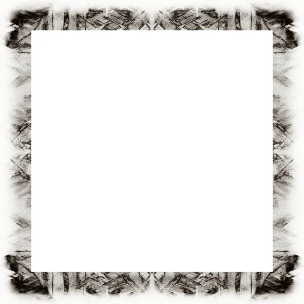 Old Color Grunge Vintage Texture Retro Pattern Square Frame Empty — Stock Photo, Image