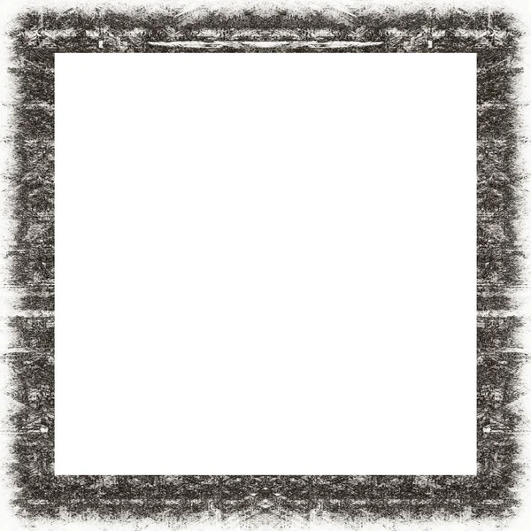 Oude Kleur Grunge Vintage Textuur Met Retro Patroon Vierkant Frame — Stockfoto