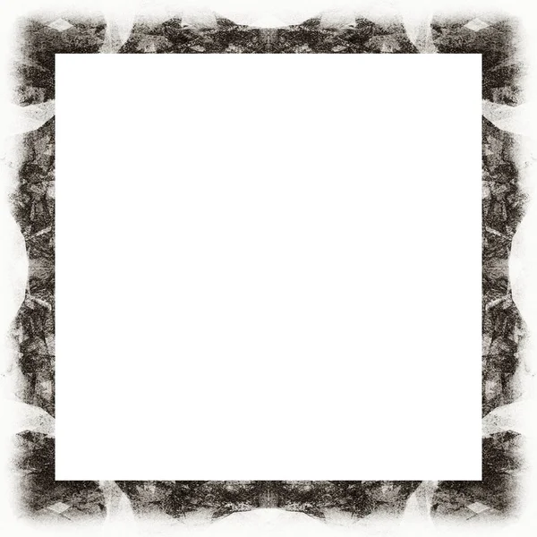 Old Color Grunge Vintage Texture Retro Pattern Square Frame Empty — Stock Photo, Image