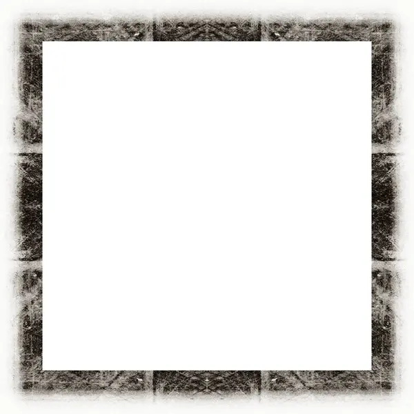 Oude Kleur Grunge Vintage Textuur Met Retro Patroon Vierkant Frame — Stockfoto