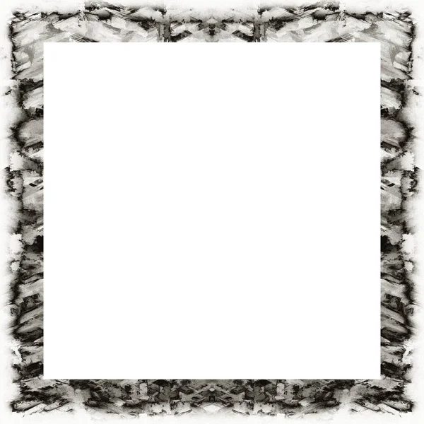 Old Color Grunge Vintage Texture Retro Pattern Square Frame Empty — Stock Photo, Image