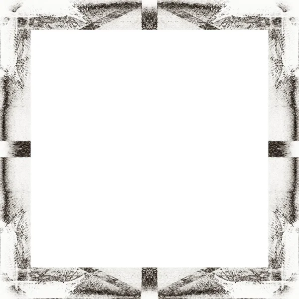 Old Color Grunge Vintage Texture Retro Pattern Square Frame Empty — Stock Photo, Image