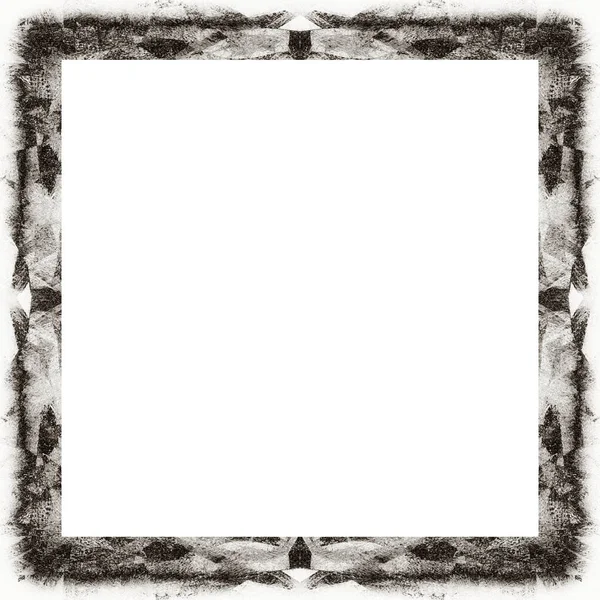 Old Color Grunge Vintage Texture Retro Pattern Square Frame Empty — Stock Photo, Image