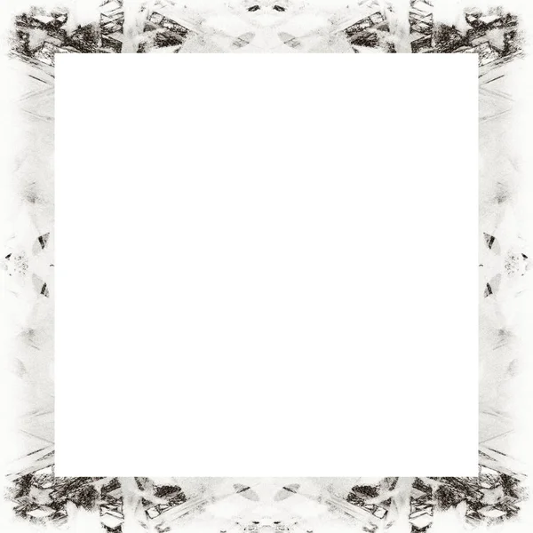 Old Color Grunge Vintage Texture Retro Pattern Square Frame Empty — Stock Photo, Image