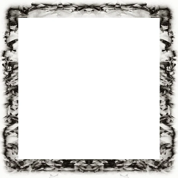 Oude Kleur Grunge Vintage Textuur Met Retro Patroon Vierkant Frame — Stockfoto