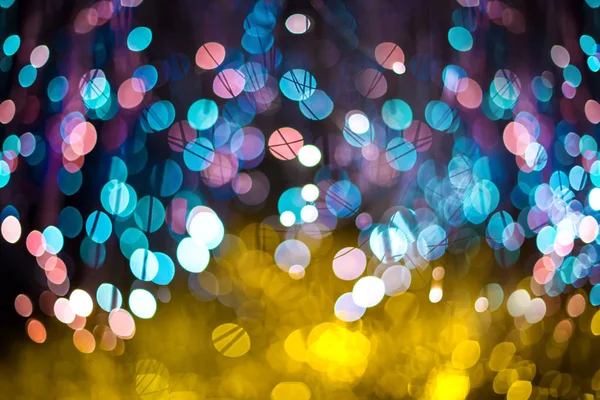 Natale Festivo Elegante Sfondo Astratto Con Luci Bokeh Stelle — Foto Stock