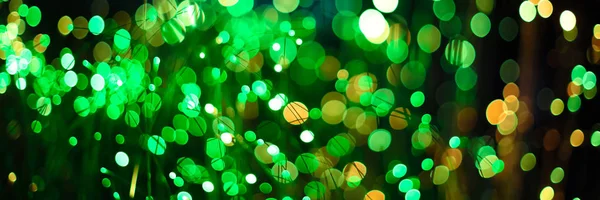 Green Neon Natale Festivo Elegante Sfondo Astratto Con Luci Viola — Foto Stock