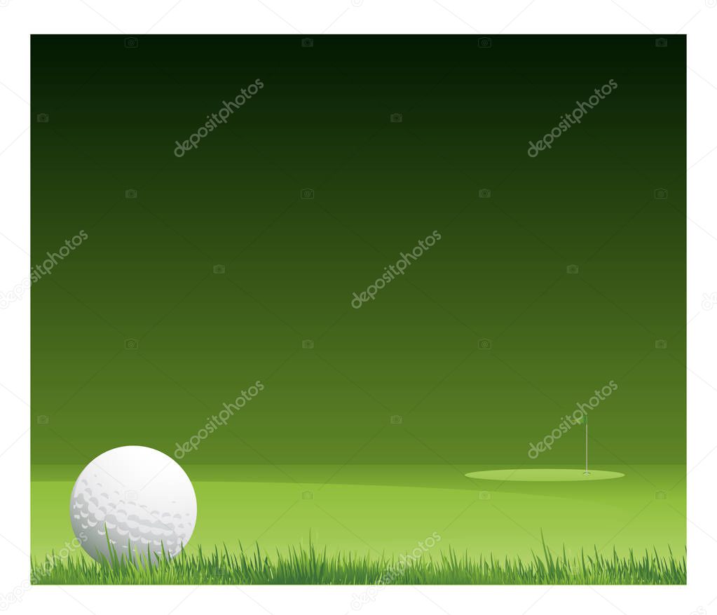 golf tournament vector background place for text