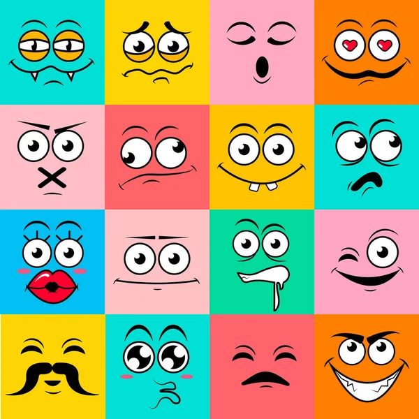 Happy symbol emotions icons vector illustration
