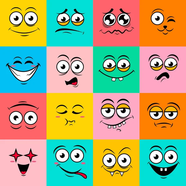 Happy symbol emotions icons vector illustration