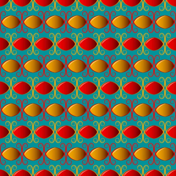 Illustration Vectorielle Abstraite Fond Formes Ovales Colorées Eléments Conception Pour — Image vectorielle
