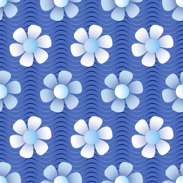Vektorový Obrázek Pozadí Abstraktní Vzor Dekorativní Květy Prvky Pro Scrapbook — Stockový vektor