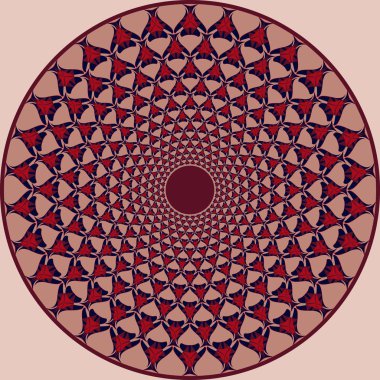 vektör dairesel desen soyut formların