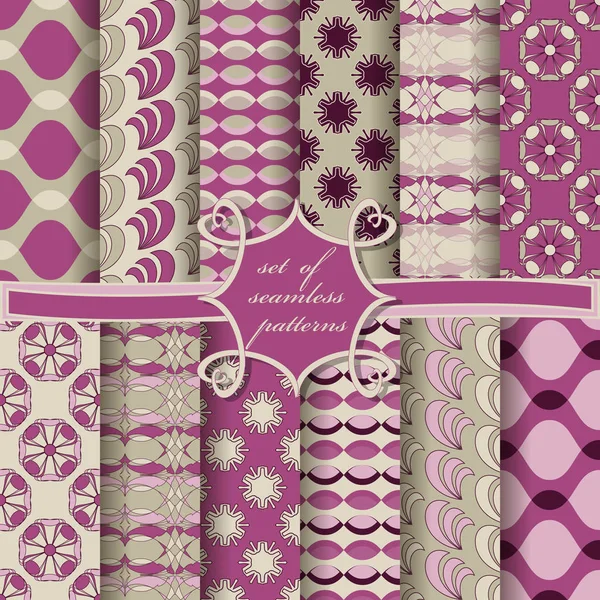 sorunsuz vektör çizimler soyut geometrik şekillerle karalama defteri için tasarım öğeleri kümesi 