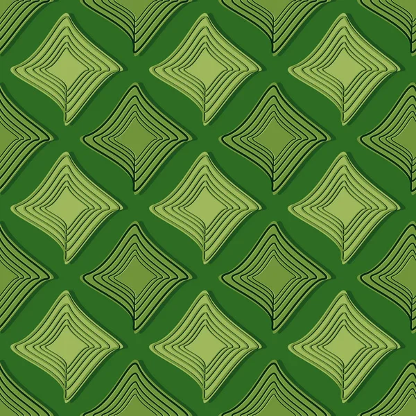 Sömlös Vektor Illustration Bakgrund Abstrakt Rhombuses — Stock vektor