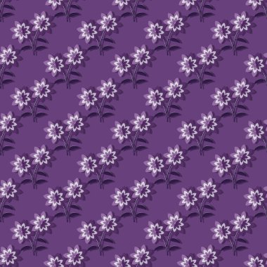 Sorunsuz soyut vektör çiçek arka plan illüstrasyon