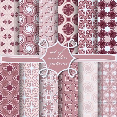 sorunsuz vektör çizimler soyut geometrik şekillerle karalama defteri için tasarım öğeleri kümesi 