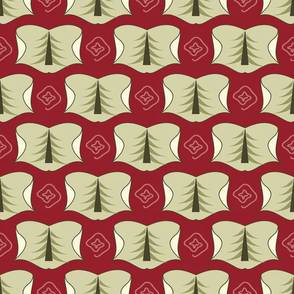Απρόσκοπτη Χριστούγεννα εικονογράφηση διάνυσμα φόντο. Αφηρημένη χριστουγεννιάτικο δέντρο — Διανυσματικό Αρχείο