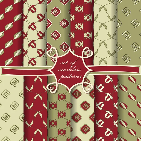 sorunsuz vektör çizimler ile soyut geometrik şekiller kümesi