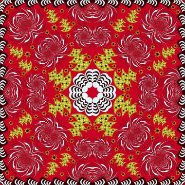 Sorunsuz soyut christmas illüstrasyon. Soyut şekiller, Noel ağacı