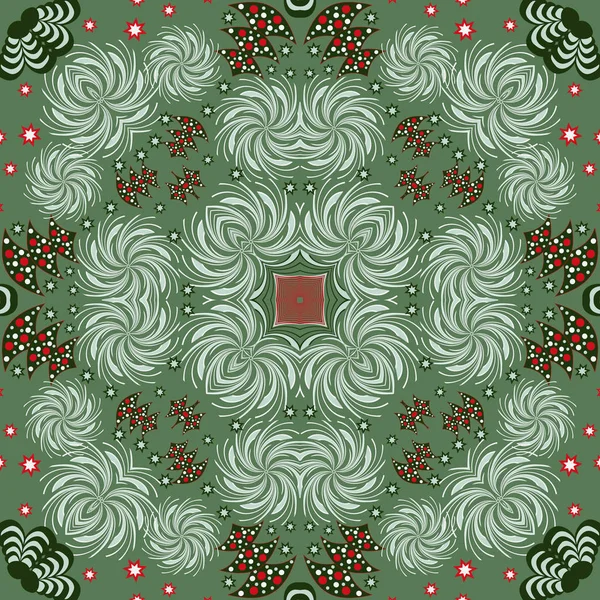 Ilustración Navidad Abstracta Sin Costuras Forma Abstracta Árbol Navidad — Archivo Imágenes Vectoriales