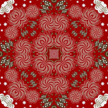 Sorunsuz soyut christmas illüstrasyon. Soyut şekiller, Noel ağacı