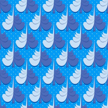 Sorunsuz Noel vektör çizim arka plan. Dekoratif Noel ağacı