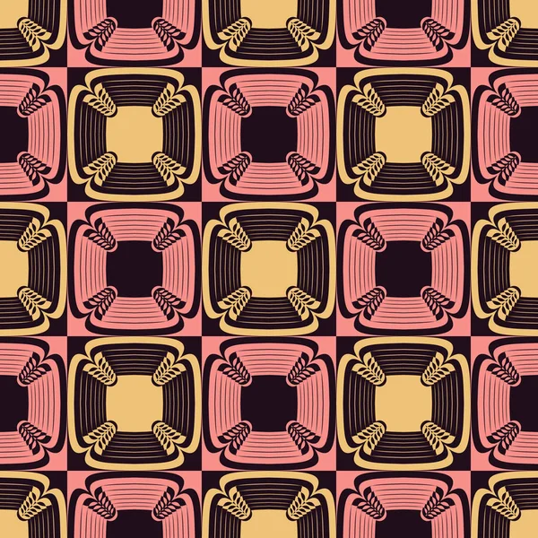 Απρόσκοπτη Διάνυσμα Φόντο Μοτίβο Από Γεωμετρικά Σχήματα Στοιχεία Σχεδιασμού Για — Διανυσματικό Αρχείο